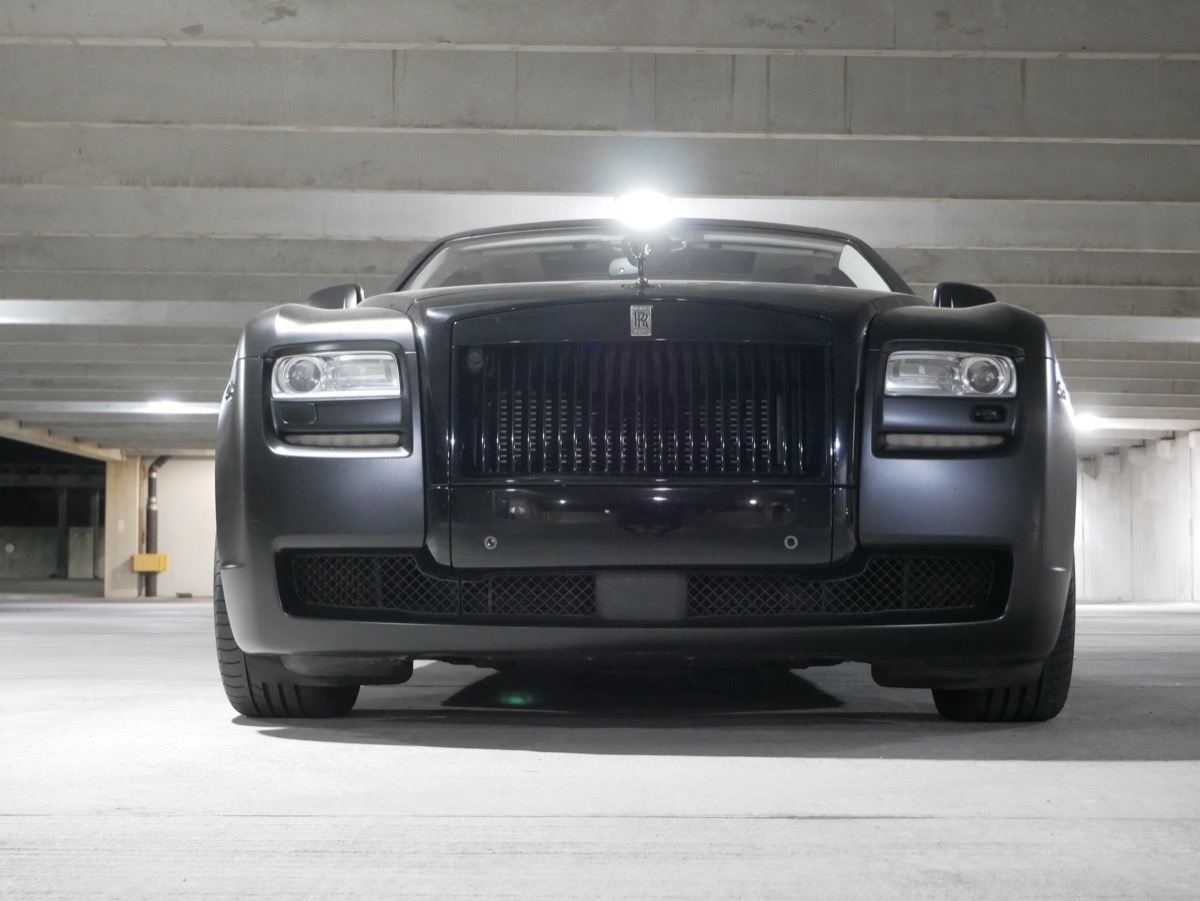 Rolls-Royce Ghost grille and Spirit of Ecstasy