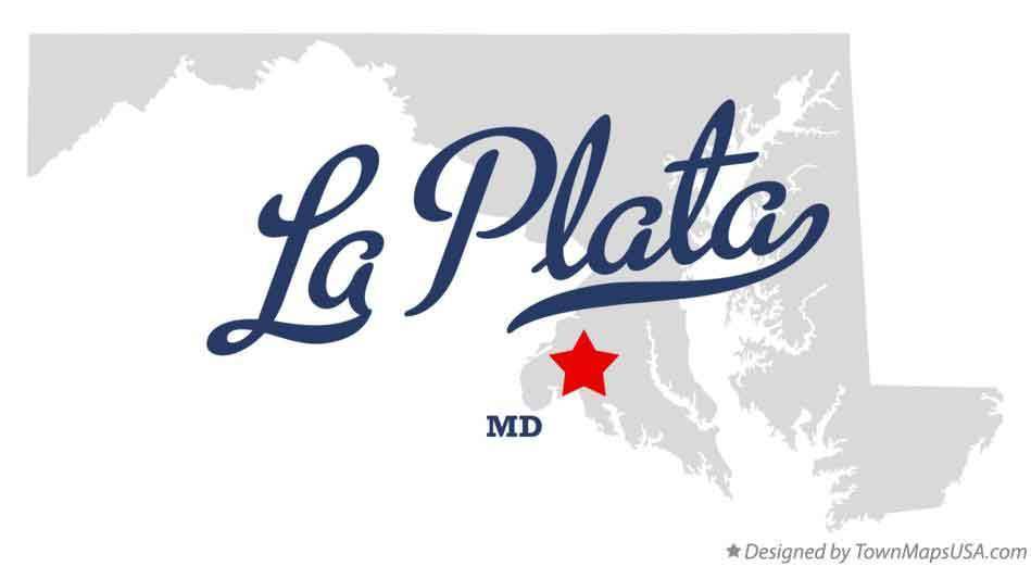 Map Of La Plata Md 