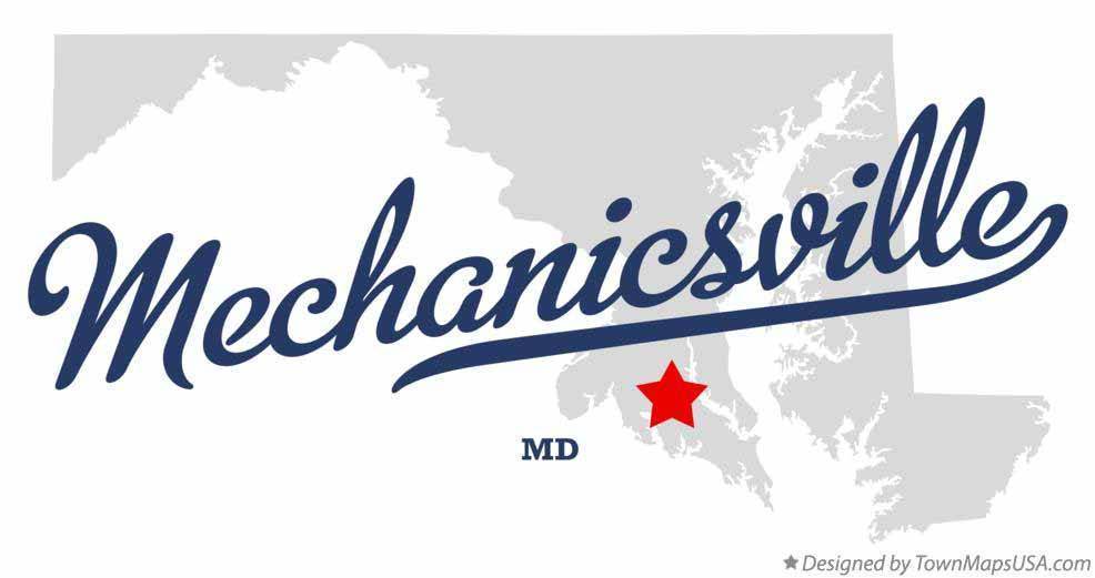 Map Of Mechanicsville Md 