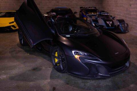 McLaren 650s Spider luxury car rental at Capital Exotic.