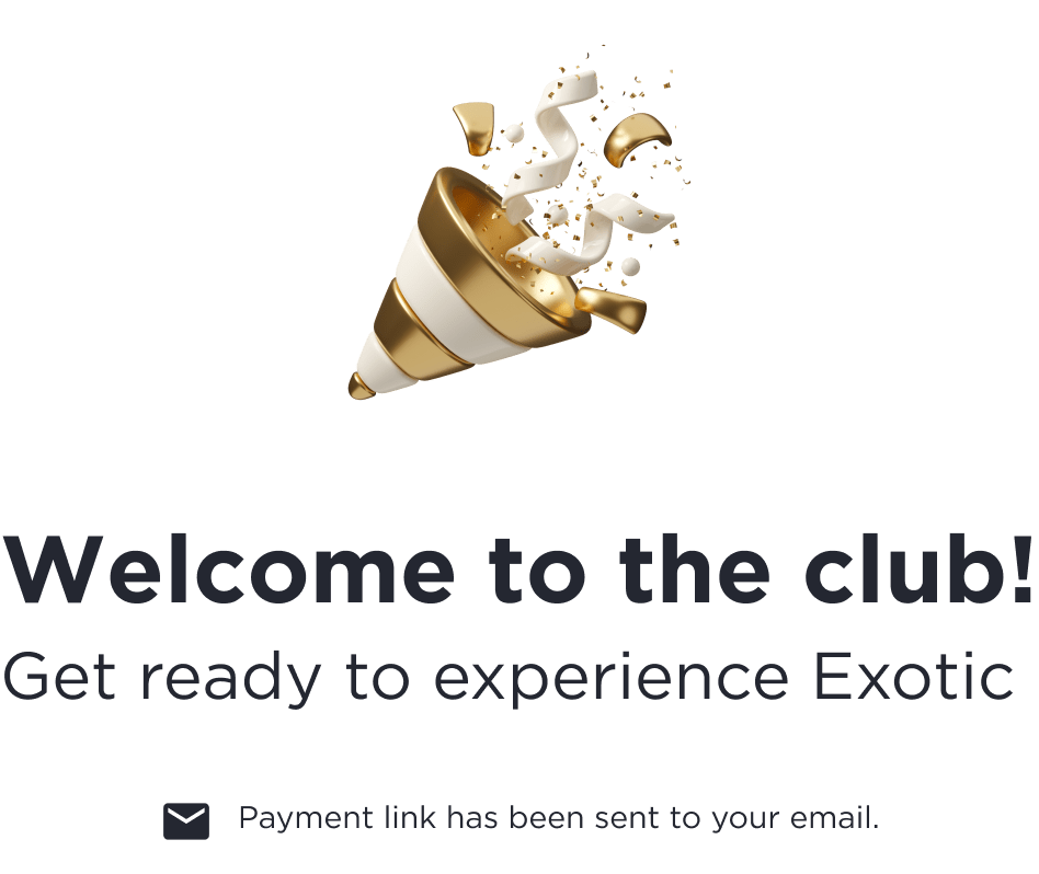 Capital Exotic Thank You Page