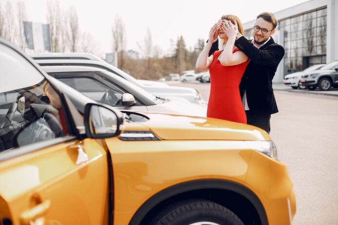 A man surprise her partner in prom with exotic car rental in Washington D.C.