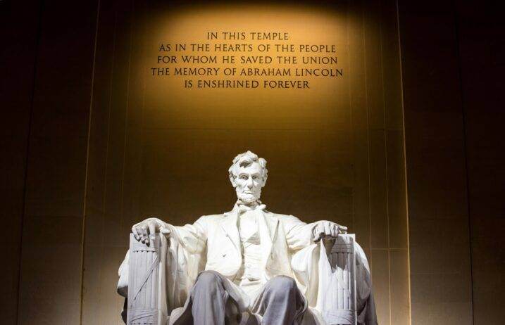 Lincoln memorial in Washington Dc