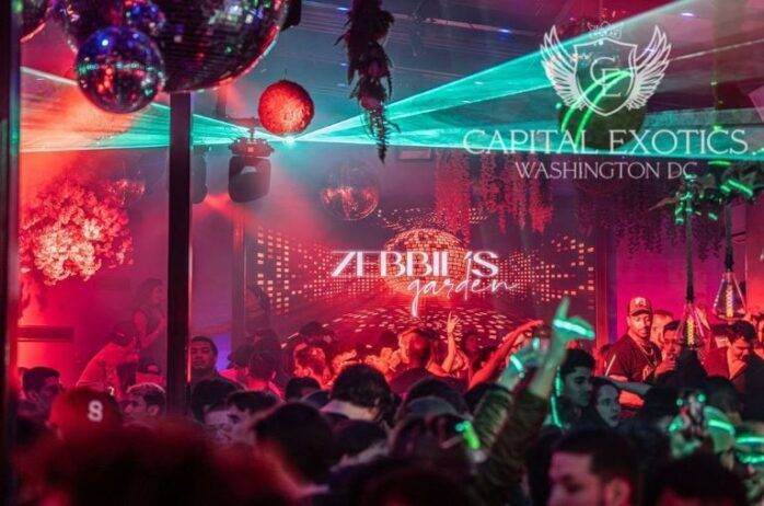 Zebbie's garden nightclub in D.C.