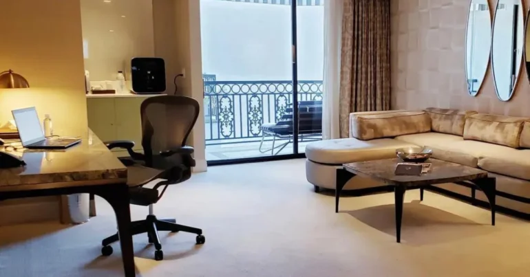 Comfortable Seating And Workspaces in Hotel Room