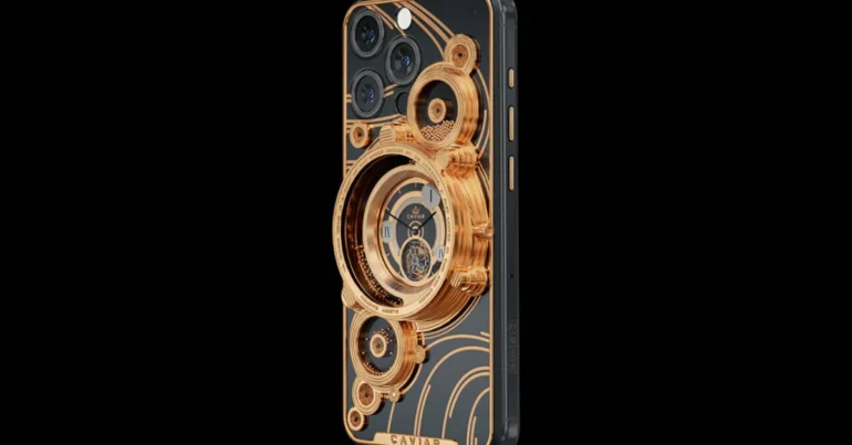 Caviar iPhone 13 Pro Max Solar Gold