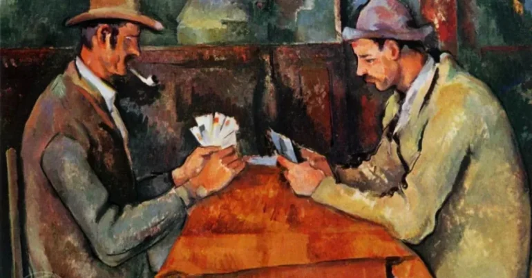 Card Players by Paul Cézanne | most expensive paintings