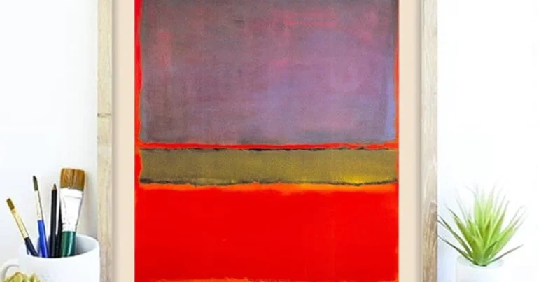 ‘No 6’ Violet Green and Red by Mark Rothko | art