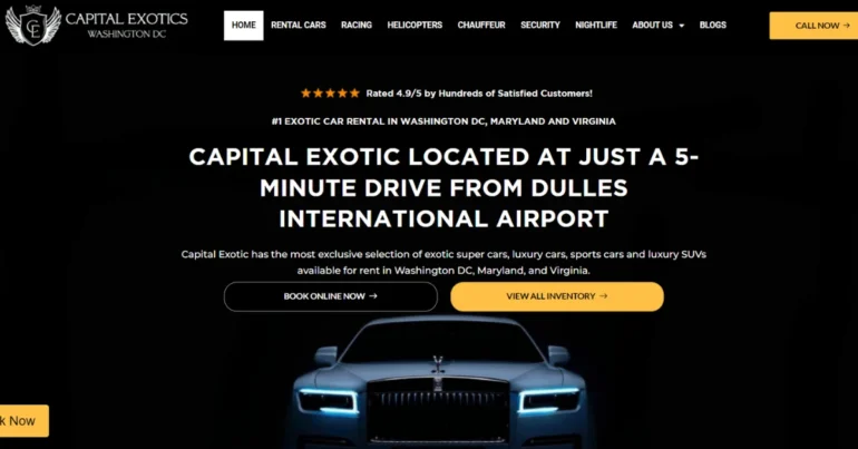 Build A User-Friendly Website for car rental business